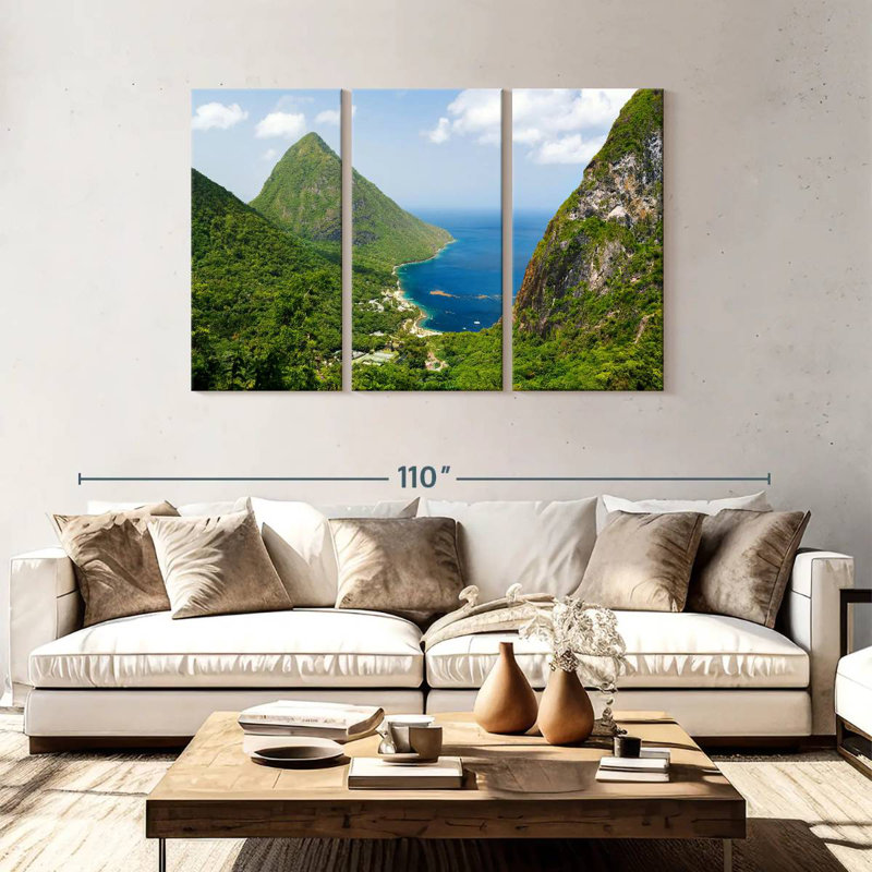 Gillard Piton Mountains, 48" H x 74" W