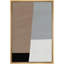 Brun, gris et noir blocs de couleur motifs géométriques minimalisme Mid-Century moderne Edgy foncé-102488225-102488222