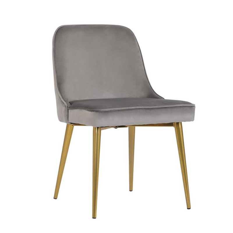 18.3'' H Velvet Upholstered Side Chair