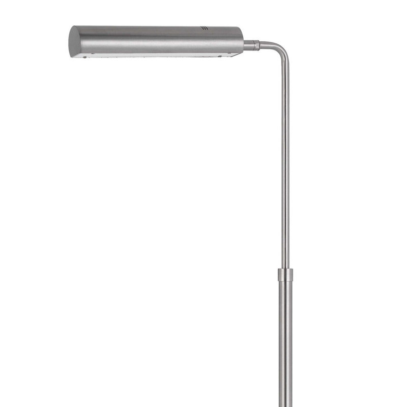 Trixie 58'' LED Task Floor Lamp, Brushed Steel