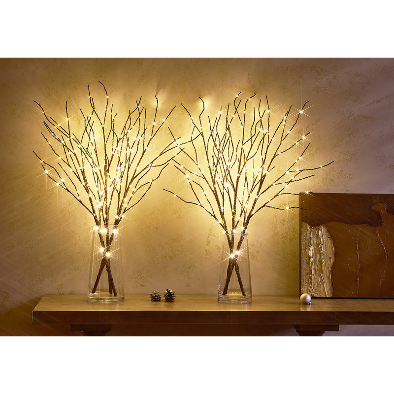 Lighted Brown Branch 150l