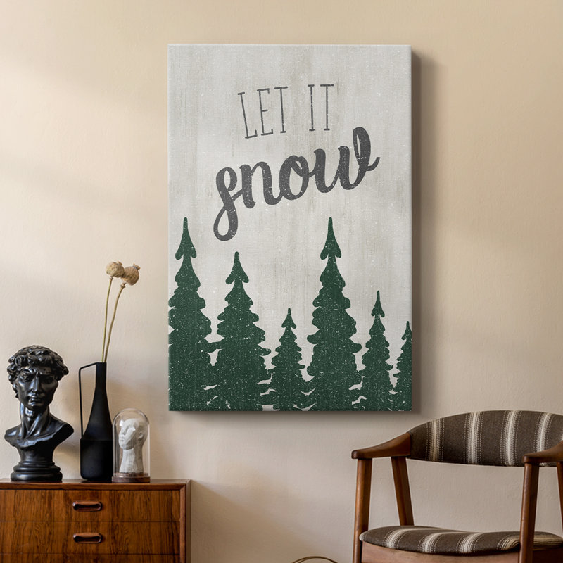 Let It Snow Forest - galerie Cavas sur mesure, H 18 po x l 12 po