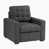 Polyester gris foncé