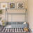 Wood Bed House Bed Frame With Fence-207616652-207616654