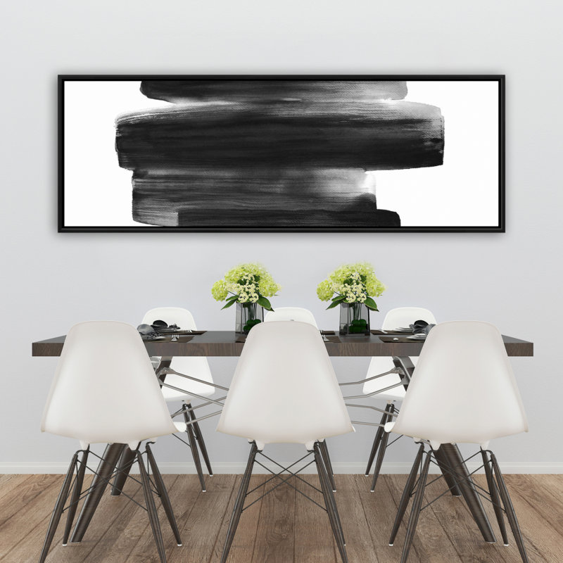 Reproduction de rayures aquarelles abstraites sur toile