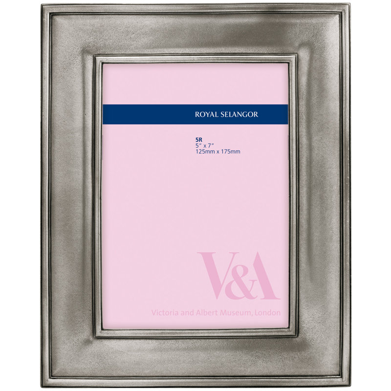 Silver Pewter Picture Frame, 12.7cm x 17.8cm