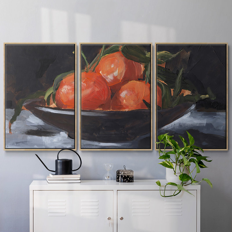 Assiette à fruits II 3 pièces, H 24 po x l 48 po x P 2 po, Naturel