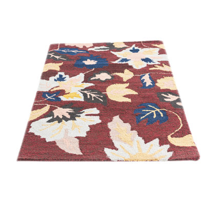 Tapis bordeaux Noell