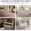 4 - Person Counter Height Dining Set, 70'' Pub Bar Table Set With 4 Stools-1639167014