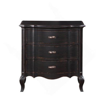 Chelmsford Antique Black Finish Nightstand
