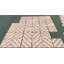 Marbre Waterjet, or blanc 2 couleurs, marbre naturel