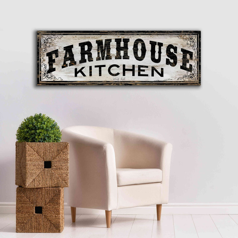 'Farmhouse Kitchen' by Cindy Jacobs, Canvas Wall Art, 20" H x 60" W x 1.5" D