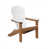White with Antique Mahogany selected