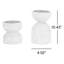10.43'' H Solid Wood Tabletop Pillar