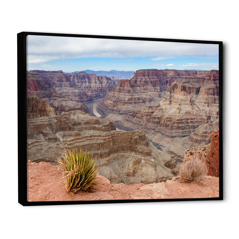 Grand Canyon à l'Ouest de l'Arizona II, Toile noire, H 12 po x l 20 po x P 1 po