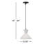 Luminaire suspendu géométrique 1 lumière Langford-88045095-88045096
