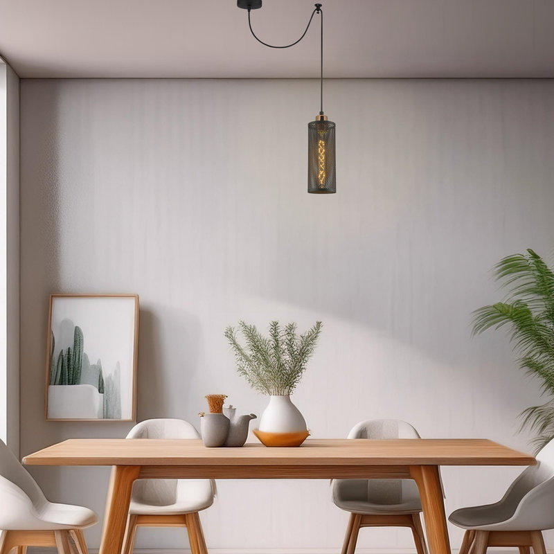 1 - Light Black,Bronze Single Pendant