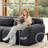 Boneless Fluffy Plush Fabric Boneless Sofa with Anti-Slip Bottom and Throw Pillow-159716633-159716613-159716612