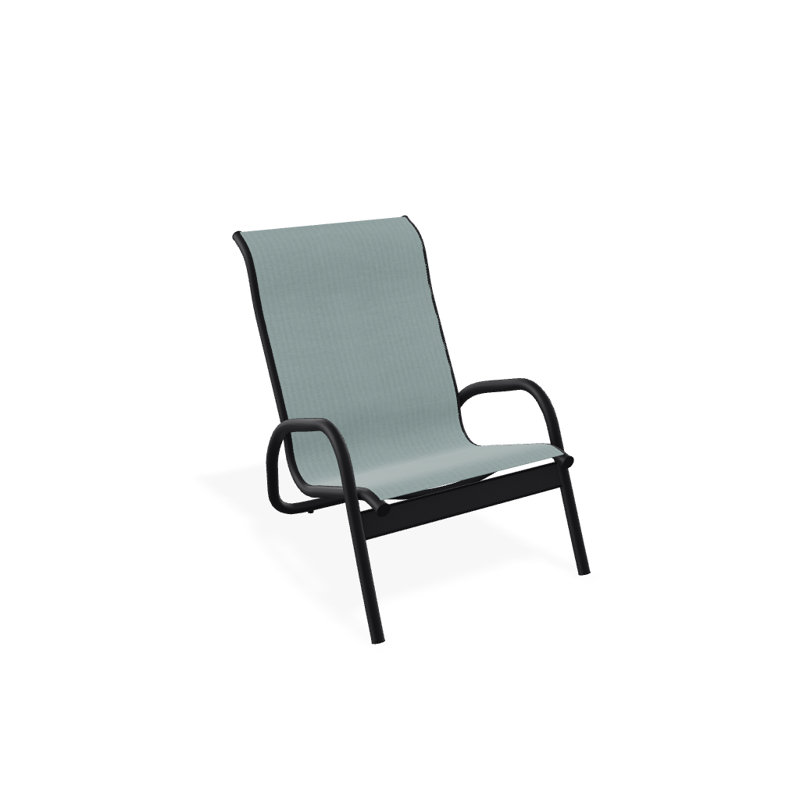Gardenella Patio Chair, Black, Augustine Mineral