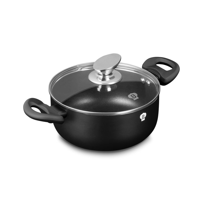 1 - Piece Pressed Aluminium Cookware Set, Matte Black