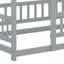 Lit en bois pour lit simple avec structure de toit-479167062