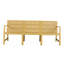 Canapé 3 places intérieur / extérieur 1 pièce en PP imperméable - ensemble de conversation pour patio facile à assembler-221805726