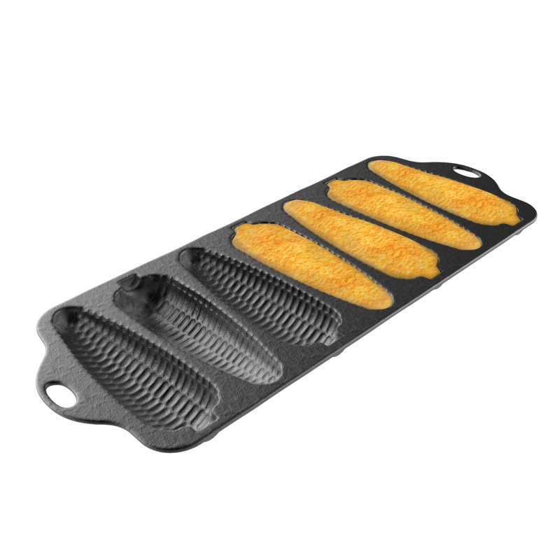 Classic Cuisine Pre-Season Cast Iron Cornbread Pan