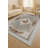 Stylish Woven Area Rug, 4.6 x 7.2 Feet, 100% Polyester, 740 g/m² | Non-Slip Felt Dot Underside, Easy to Clean, Machine Washable at 86°F | Perfect for Living Room, Bedroom, and Dining Areas, Durable & Elegant Design-2080519626