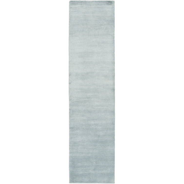 Hand Knotted Striped Indoor Rug