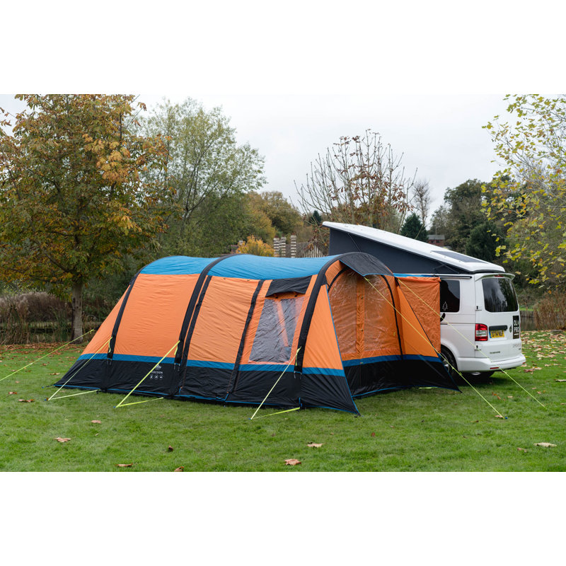 Marconi 5 Person Tent, Black/Orange/Blue