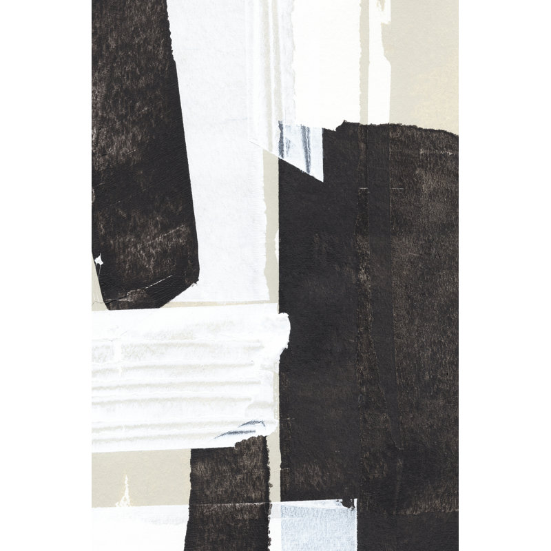Neutral Intersect I - Wrapped Canvas Painting, 91cm H x 61cm W x 3.8cm D