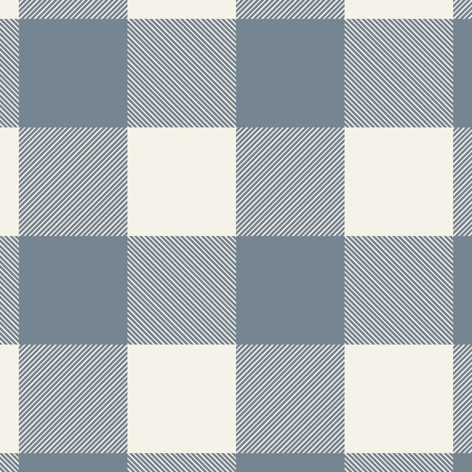 Hanson Upholstered Wingback Bed, California King, Gingham Chambray