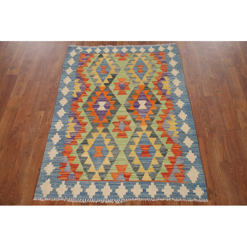 South Western Kilim Oriental Accent Rug 3x4