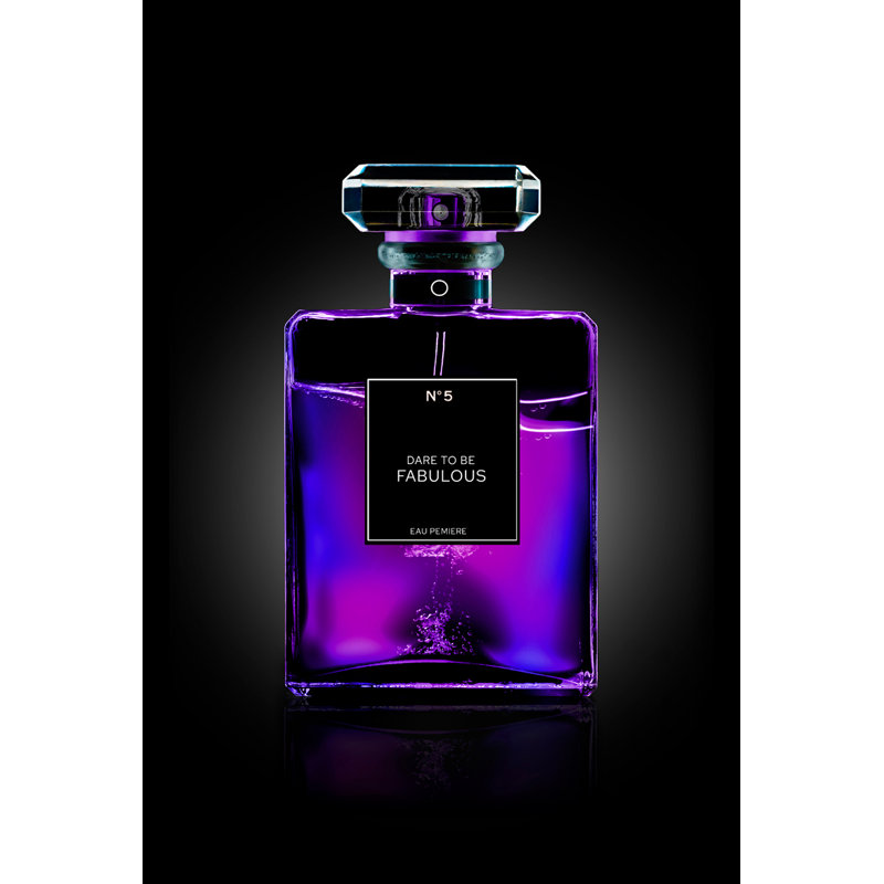 The Perfume Collection II - Print on Plastic / Acrylic, 120cm H x 80cm W x 10cm D, Black Frame