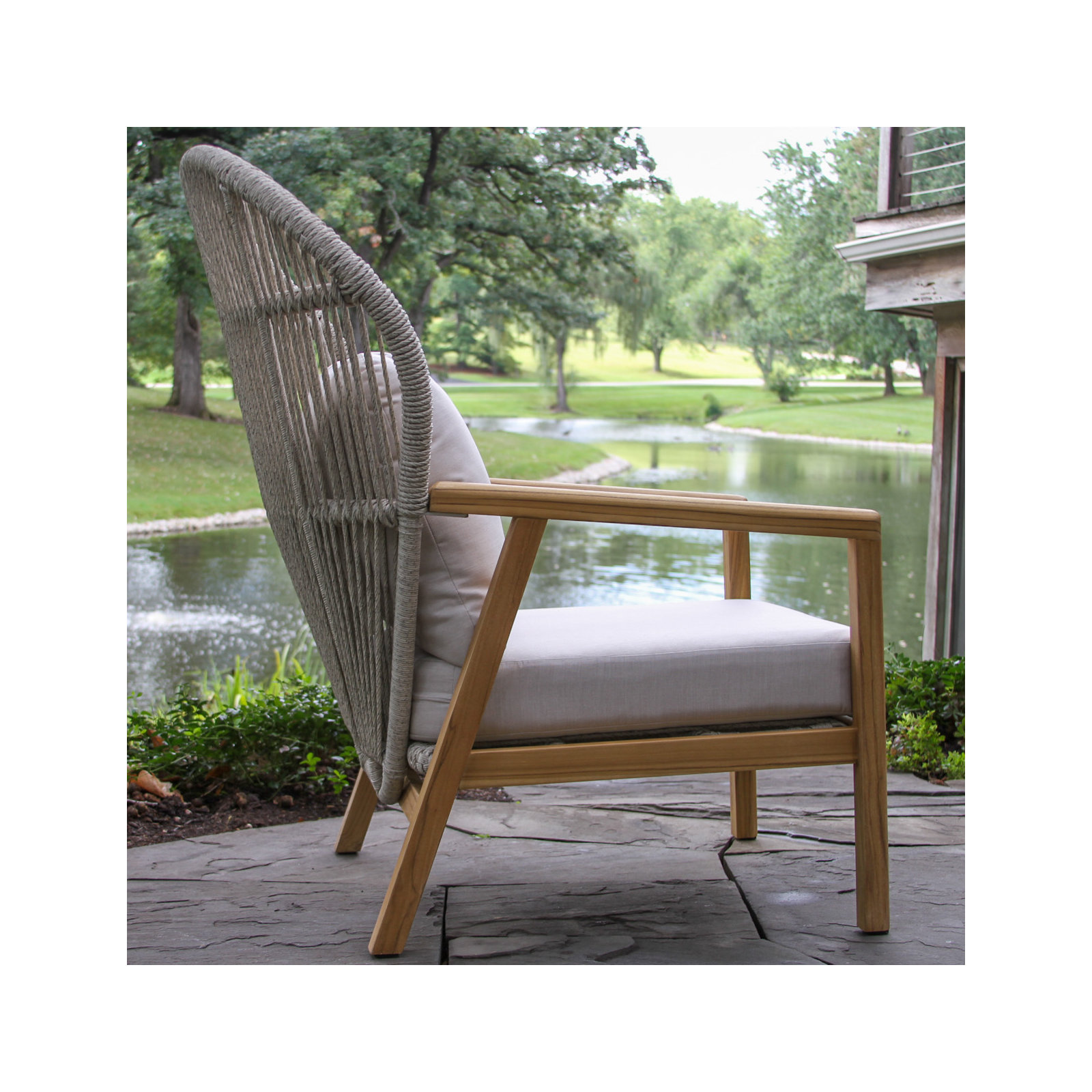 Florentia 2 - Person Patio Conversation Set with Cushions