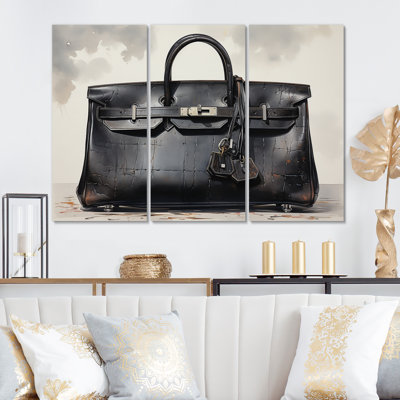 Balenciaga monochrome 3 sur toile, reproduction de 3 pièces