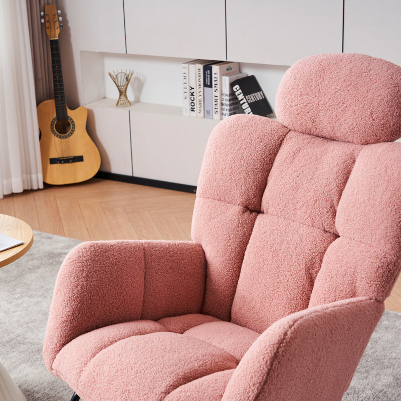 Teddy Rocking Chair, Pink