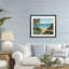 «Favorite Beach Cove», reproduction encadrée sous verre, design par Christine Reichow-1088089701-1088089700