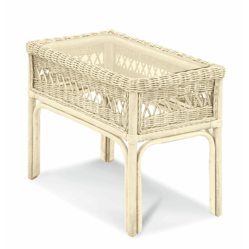 Nassau End Table, Bisque, 22.5" H x 17" W x 30" D