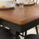 Clairvin 67W Farmhouse Squire Trestle Dining Table With 6 Cross Back Dining Chairs