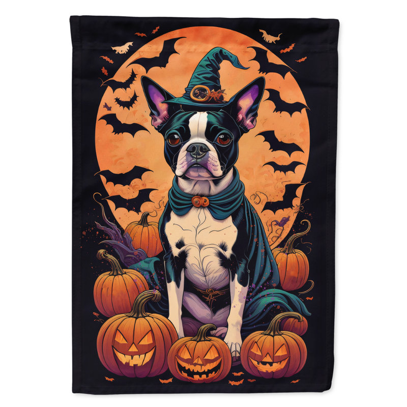 Jamayne Double Sided Polyester Halloween Garden Flag, 40" x 28"
