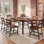 7-piece Dining Table Set, Extendable Tabletop