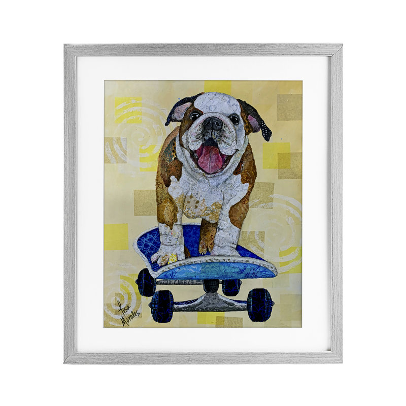 «Let The Good Times Roll», reproduction d'art sous verre, conception de Lisa Morales, Cadre de ferme gris, H 21 po x l 17 po