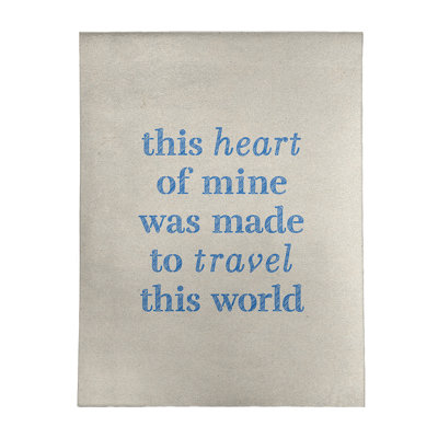 Quotes Chenille Indoor Rug