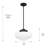 Ingalls 1-Light Dimmable Schoolhouse Pendant-1994476706-1994476707