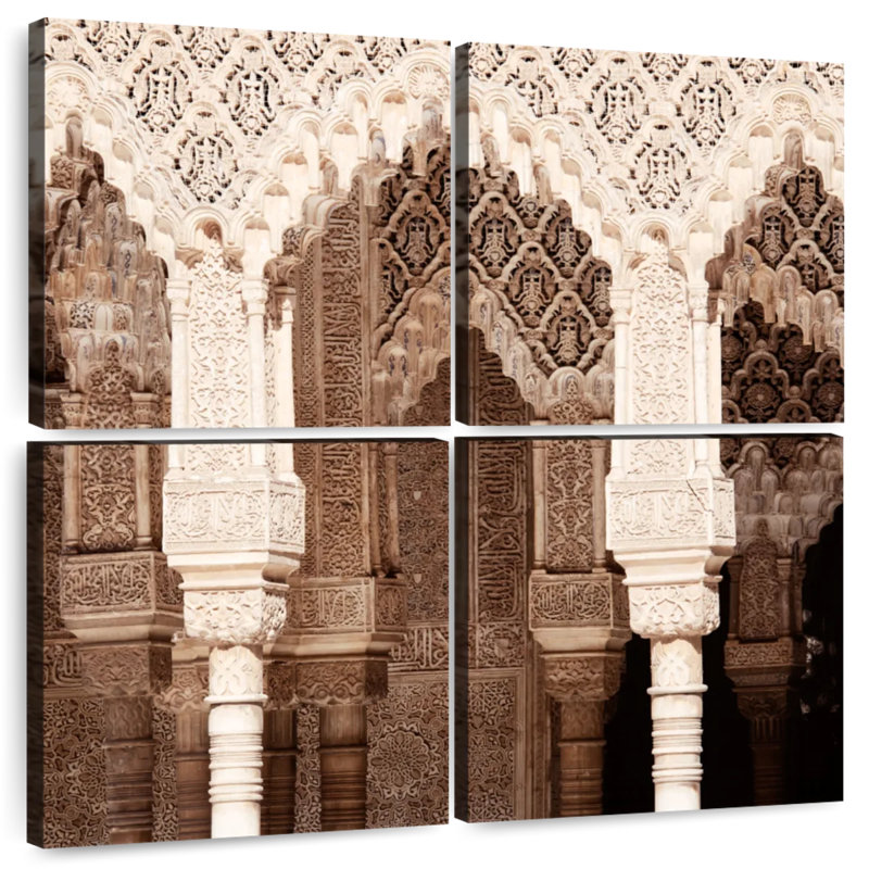 Nicci, les arches arabes, H 18 po x l 18 po