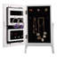 Jewellery Cabinet with Mirror Jewelry Armoire