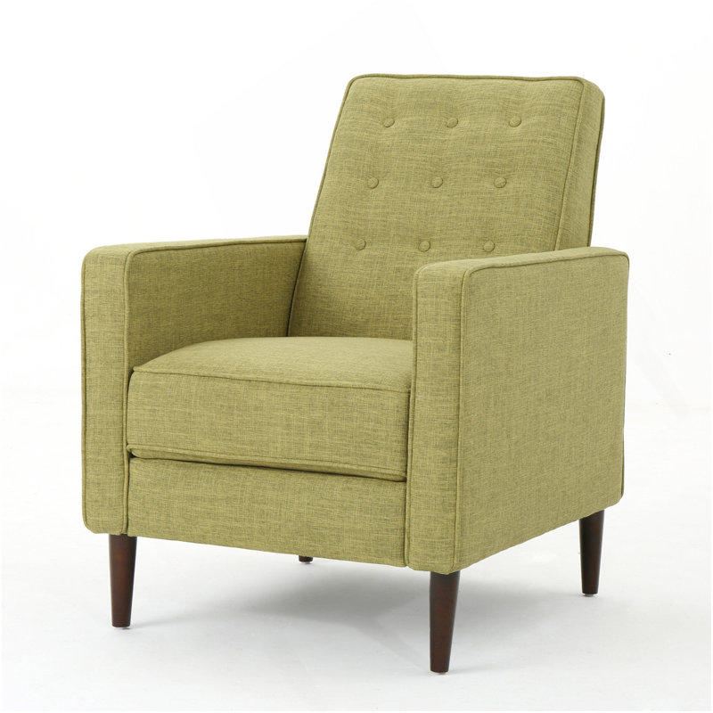 Canapé inclinable en tissu Mid-Century, Vert