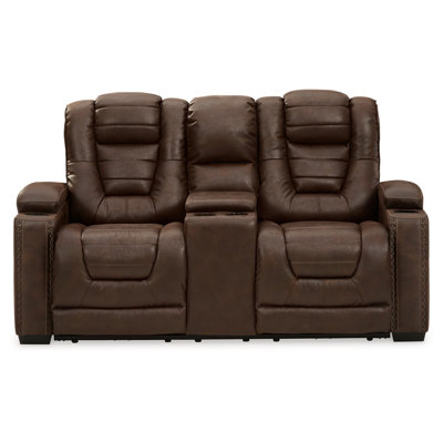 Power Reclining Loveseat With Console