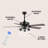 Rockett 52'' Ceiling Fan with Light Kit